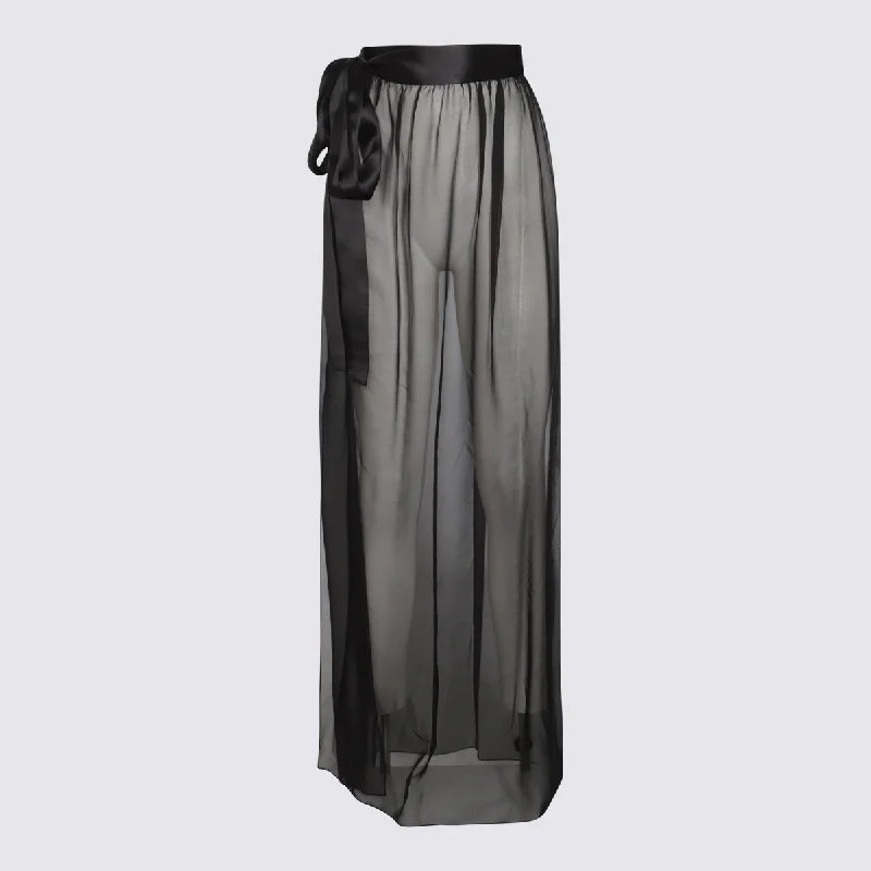 Dolce & Gabbana Skirts Black zip skirt side