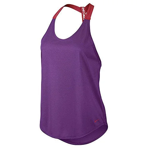 Nike Womens Elastika Tank Top (XL, Purple/Red) lounge tank top