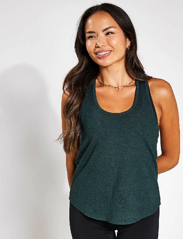 ReSet Relaxed Tank - Moss grey tank top