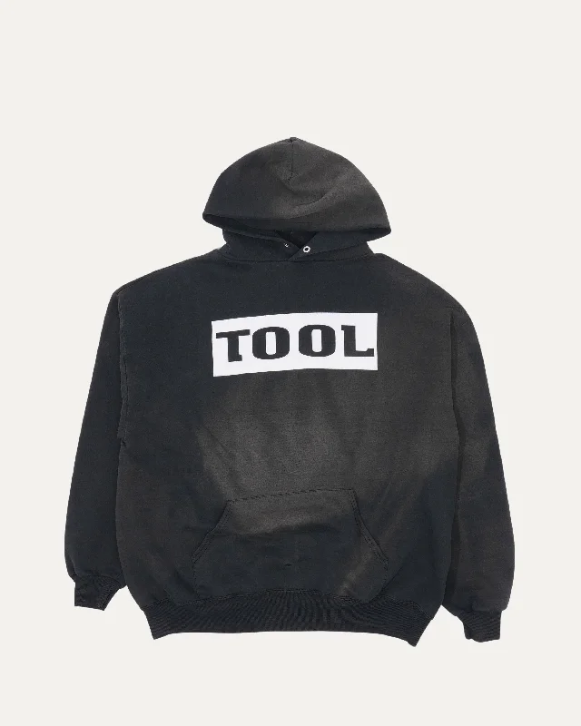 Tool Wrench Hoodie Hoodie with Hem Embroidery Detailed Premium