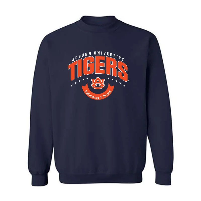 Auburn - NCAA Women's Swimming & Diving : Payton Marvin - Crewneck Sweatshirt Generic Shersey Hoodie with Back Slit Movement Comfort Auburn - NCAA Women's Swimming & Diving : Payton Marvin - Crewneck Sweatshirt Generic Shersey Hoodie with Back Slit Movement Comfort