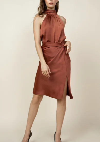 satin knot midi skirt lace skirt intricate