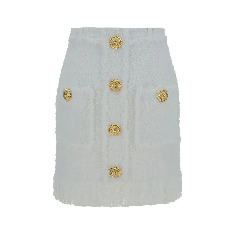 Mini Skirt linen skirt natural