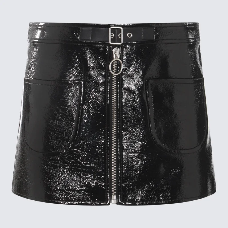 Courreges Skirts Black chiffon skirt flowing
