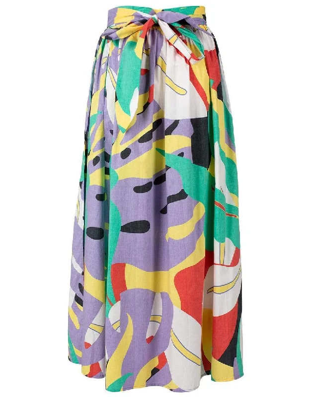Katrine Wrap Skirt tiered skirt playful