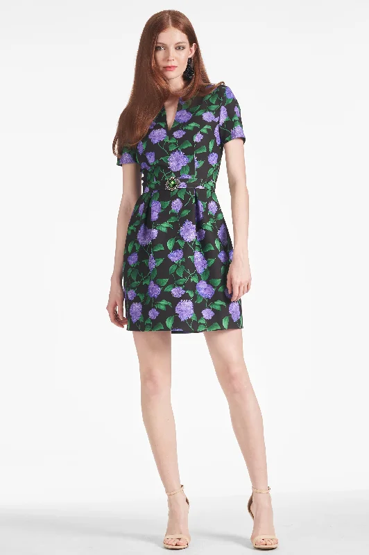 Rue Dress - Violet Garden - Final Sale Square Neckline Feminine