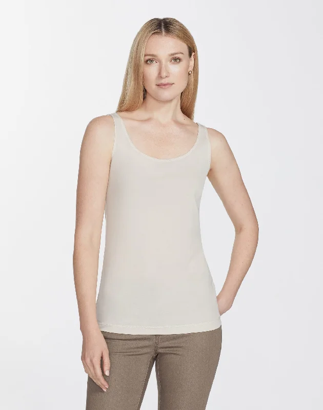 Lightweight Cotton Rib Modern Tank cozy tank top