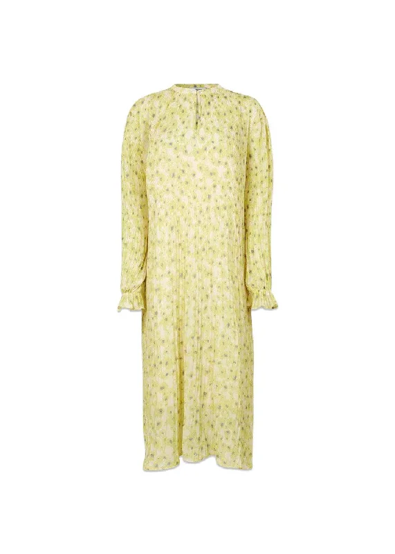 CruzMD print dress - Aqua Yellow Flower Tunics Fall fleece