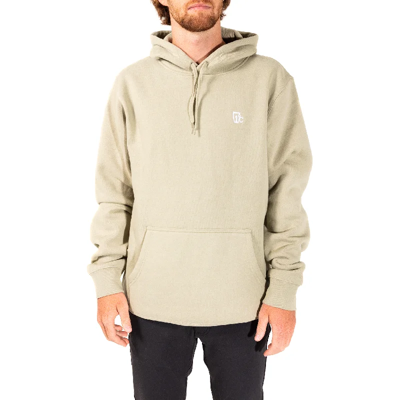 Embroidered One Degree Hoodie - Pistachio Hoodie with Zipper Placket Modern Functional Embroidered One Degree Hoodie - Pistachio Hoodie with Zipper Placket Modern Functional