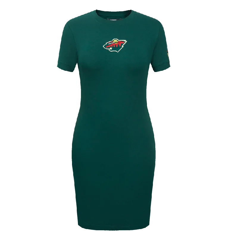 NHL MINNESOTA WILD CLASSIC WOMEN'S BODY CON DRESS (FOREST GREEN) Tunics Favorite customer NHL MINNESOTA WILD CLASSIC WOMEN'S BODY CON DRESS (FOREST GREEN) Tunics Favorite customer