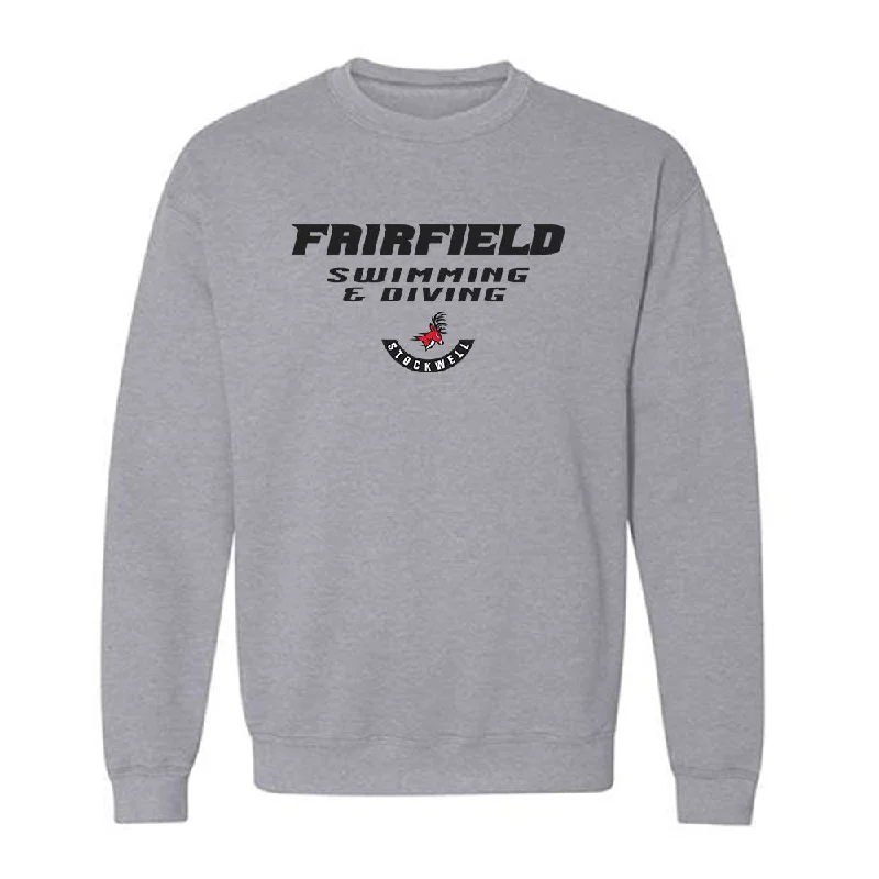 Fairfield - NCAA Women's Swimming & Diving : Cailey Stockwell - Crewneck Sweatshirt Classic Fashion Shersey Hoodie with Pastel Soft Subtle Fairfield - NCAA Women's Swimming & Diving : Cailey Stockwell - Crewneck Sweatshirt Classic Fashion Shersey Hoodie with Pastel Soft Subtle