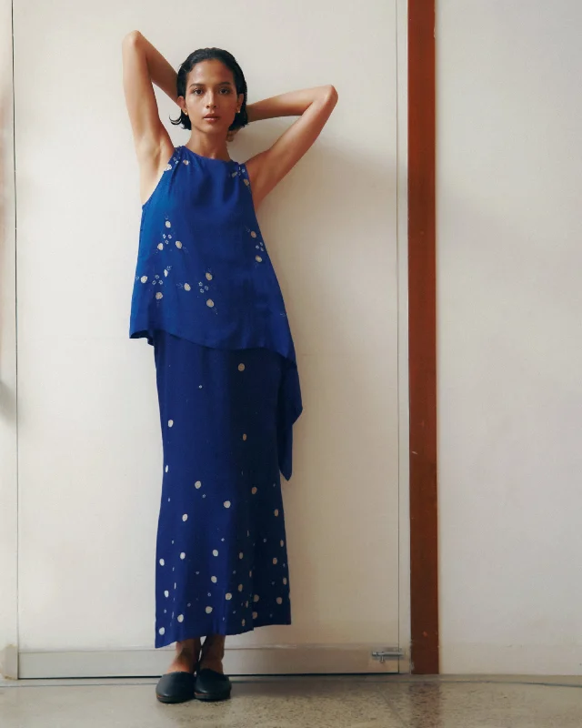 SERIBU BUNGA - Flare Skirt linen skirt breathable
