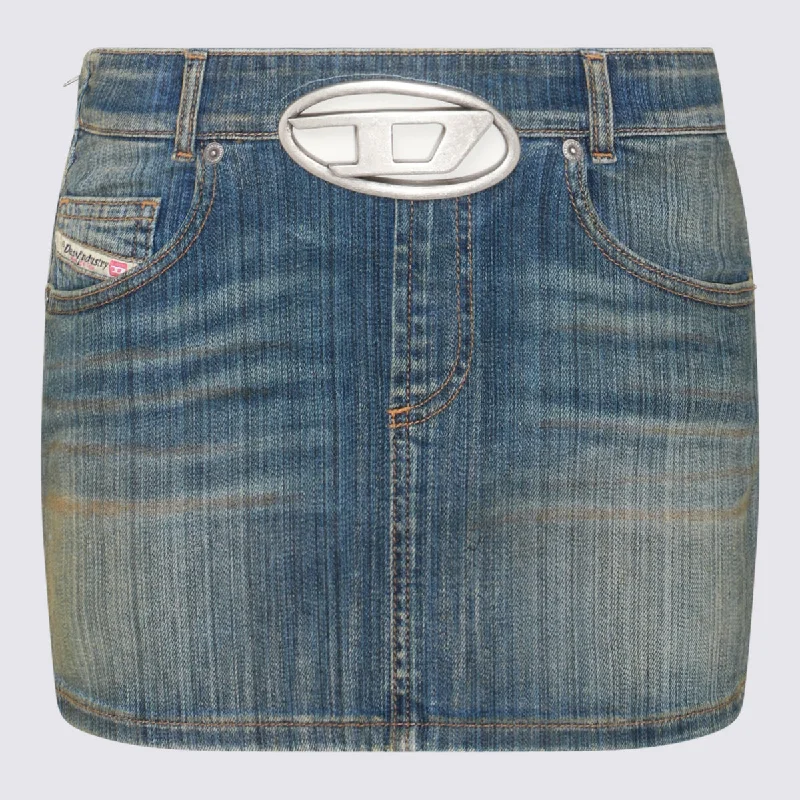 Diesel Skirts Denim chiffon skirt delicate