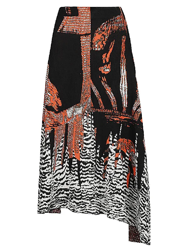 Bottega Veneta Skirts Black linen skirt natural