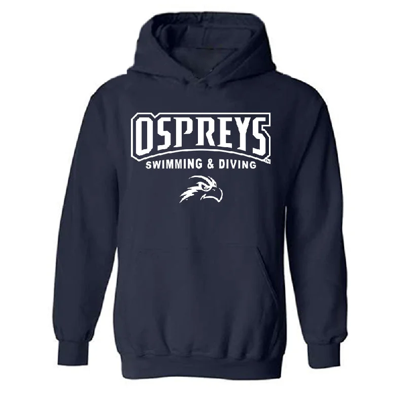 UNF - NCAA Women's Swimming & Diving : Kayla Daley - Hooded Sweatshirt Classic Shersey Hoodie with Stripes Bold Sporty UNF - NCAA Women's Swimming & Diving : Kayla Daley - Hooded Sweatshirt Classic Shersey Hoodie with Stripes Bold Sporty