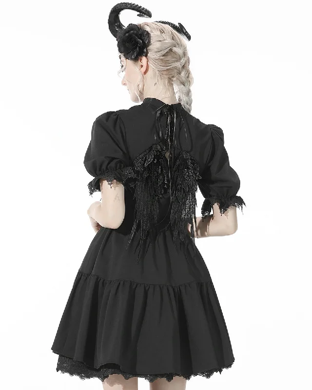 Dark In Love Seraphim Gothic Lolita Doll Dress Tunics Prom sequined