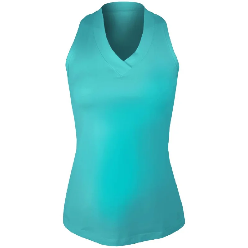 Sofibella Women's UV Colors Athletic Racerback Tank - Surfer graphic tank top
