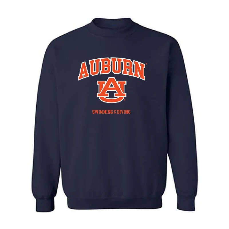 Auburn - NCAA Women's Swimming & Diving : Payton Marvin - Crewneck Sweatshirt Generic Shersey Hoodie with Side Slits Relaxed Casual Auburn - NCAA Women's Swimming & Diving : Payton Marvin - Crewneck Sweatshirt Generic Shersey Hoodie with Side Slits Relaxed Casual