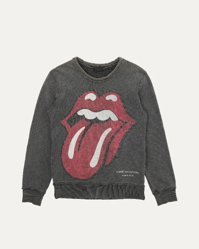 AD2005 Rolling Stones Sweatshirt Hoodie with V-Neck Classic Versatile