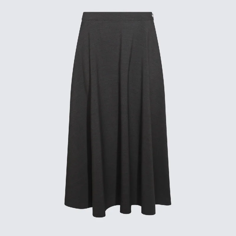 Valentino Skirts Grey wool skirt warm