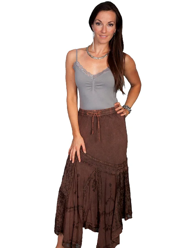 Women's Honey Creek Collection Skirt: Drawstring Waist velvet skirt luxury