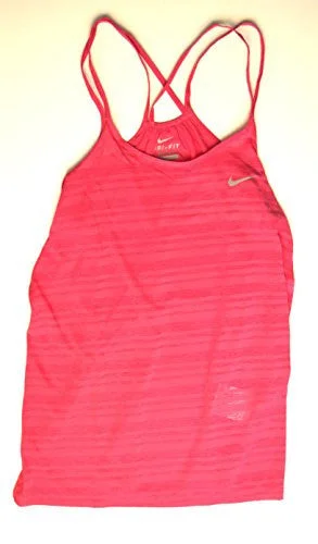 Nike Womens Dri-Fit Breeze Strappy Running Tank, Pink, Large, 811449-616 sleep tank top Nike Womens Dri-Fit Breeze Strappy Running Tank, Pink, Large, 811449-616 sleep tank top