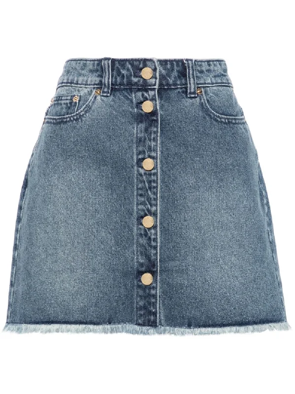 Mmk Skirts Clear Blue lace skirt delicate