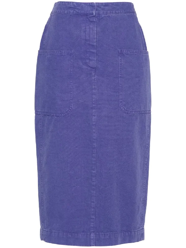 Max Mara Skirts Purple lace skirt intricate