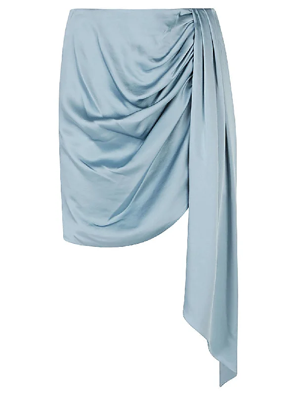 Jonathan Simkhai Skirts Clear Blue silk skirt smooth