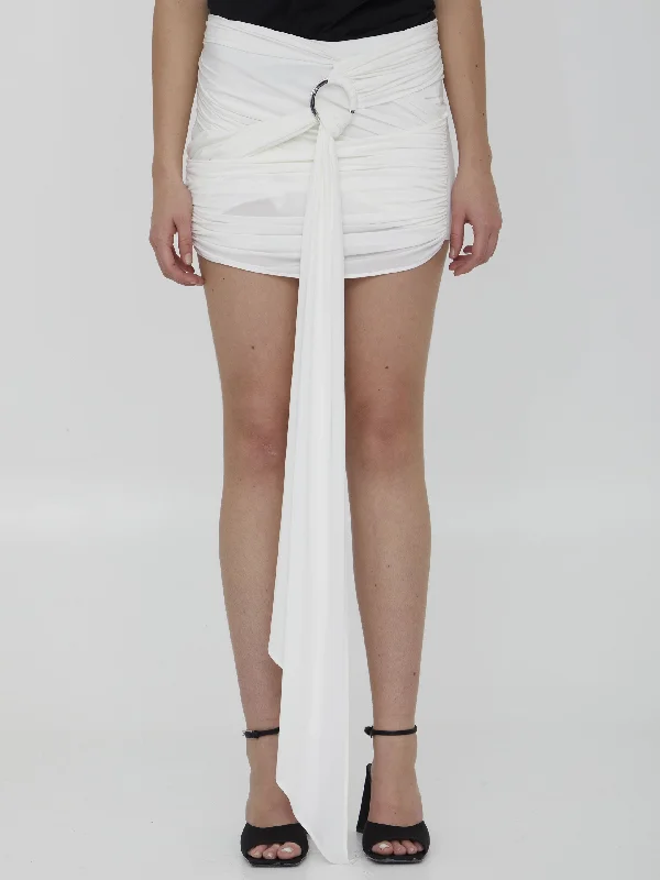 Fran Miniskirt velvet skirt plush