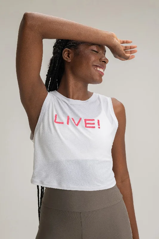 LIVE! Cropped Tank long tank top