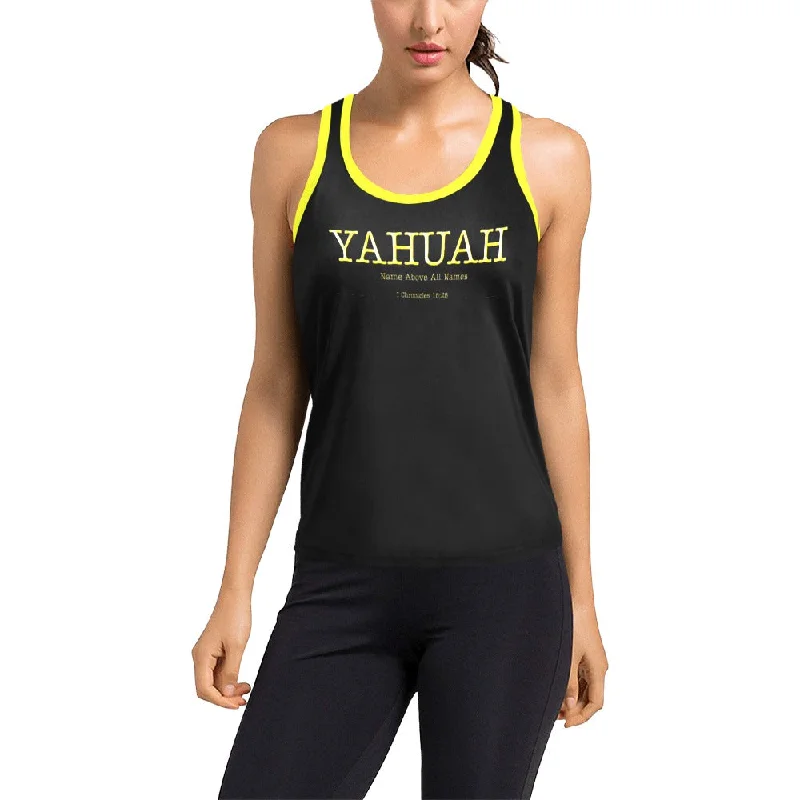 Yahuah-Name Above All Names 02-02 Ladies Designer Racerback Tank Top silver tank top Yahuah-Name Above All Names 02-02 Ladies Designer Racerback Tank Top silver tank top