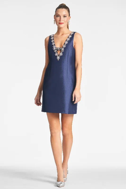 Sylvie Dress - Night Sky - Final Sale sweetheart Neckline Romantic