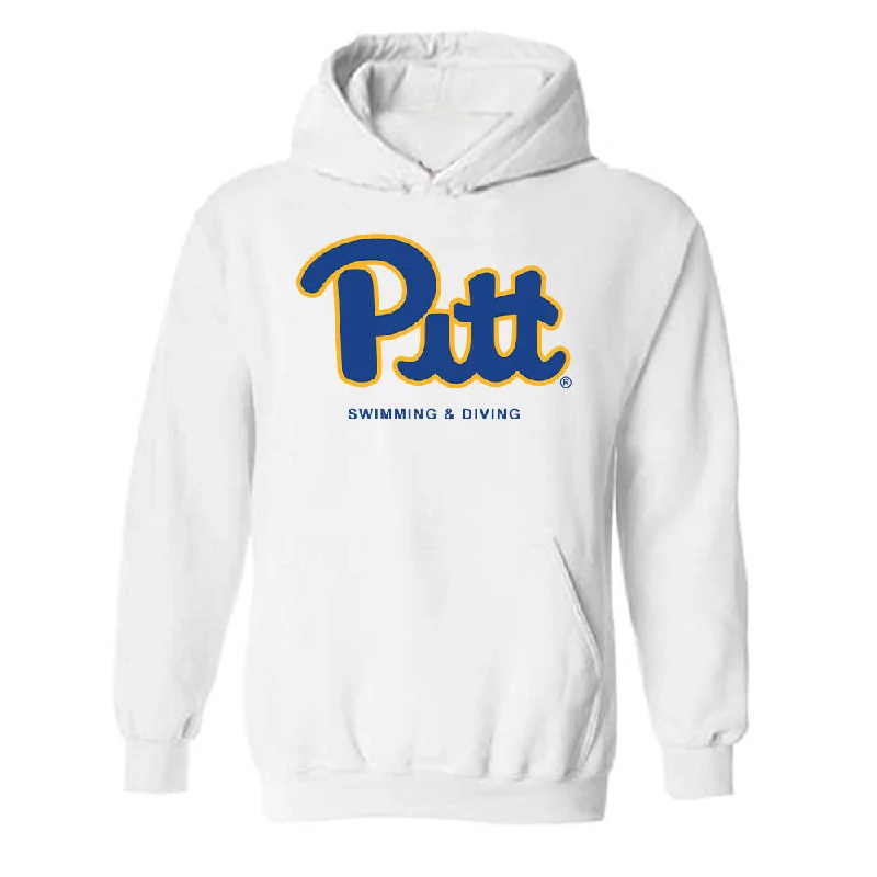 Pittsburgh - NCAA Women's Swimming & Diving : Parker Del Balso - Hooded Sweatshirt Sports Shersey Hoodie with Relaxed Fit Easy Casual Pittsburgh - NCAA Women's Swimming & Diving : Parker Del Balso - Hooded Sweatshirt Sports Shersey Hoodie with Relaxed Fit Easy Casual