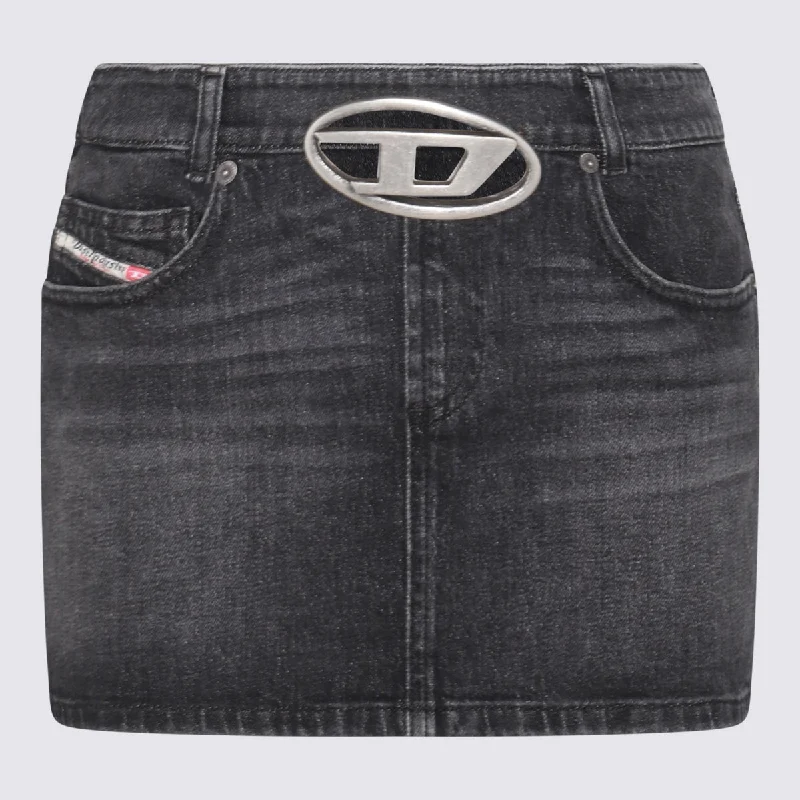 Diesel Skirts Black wool skirt thick