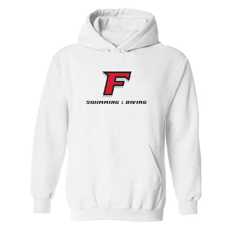 Fairfield - NCAA Women's Swimming & Diving : Sydney Scalise - Hooded Sweatshirt Classic Shersey Hoodie with Drop Shoulder Relaxed Streetwear Fairfield - NCAA Women's Swimming & Diving : Sydney Scalise - Hooded Sweatshirt Classic Shersey Hoodie with Drop Shoulder Relaxed Streetwear
