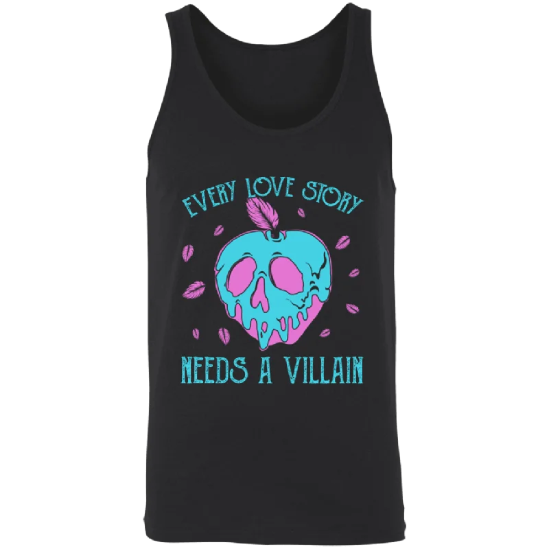 Every Love Story Need A Villain Villains Skull 3480 Unisex Tank comfortable tank top