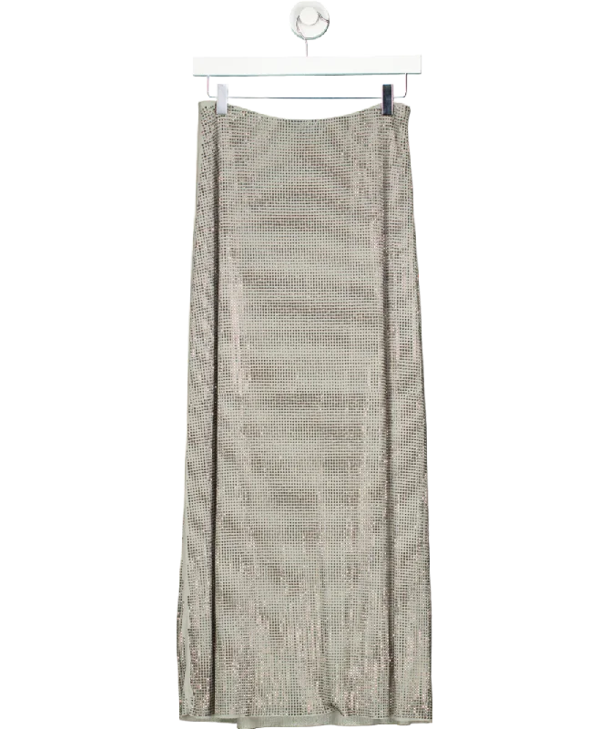 Samsøe Samsøe Metallic Sahannan Long Skirt UK 10 vintage skirt charm