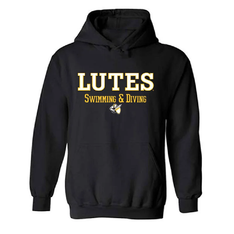 PLU - NCAA Women's Swimming & Diving : Riley Maher - Hooded Sweatshirt Classic Shersey Hoodie Dress Longline Feminine PLU - NCAA Women's Swimming & Diving : Riley Maher - Hooded Sweatshirt Classic Shersey Hoodie Dress Longline Feminine