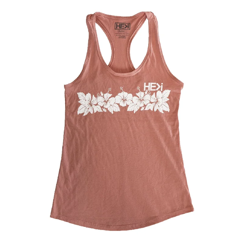 WOMEN'S ALOHA FRIDAY TANK IN DESERT PINK sexy tank top