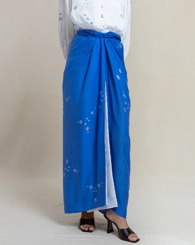SERIBU BUNGA - Knot Skirt linen skirt light