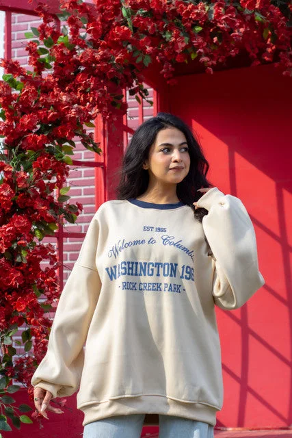 Timeless Columbia Oversized Hoodie - Keen Hoodie with Illustration Artistic Creative Timeless Columbia Oversized Hoodie - Keen Hoodie with Illustration Artistic Creative