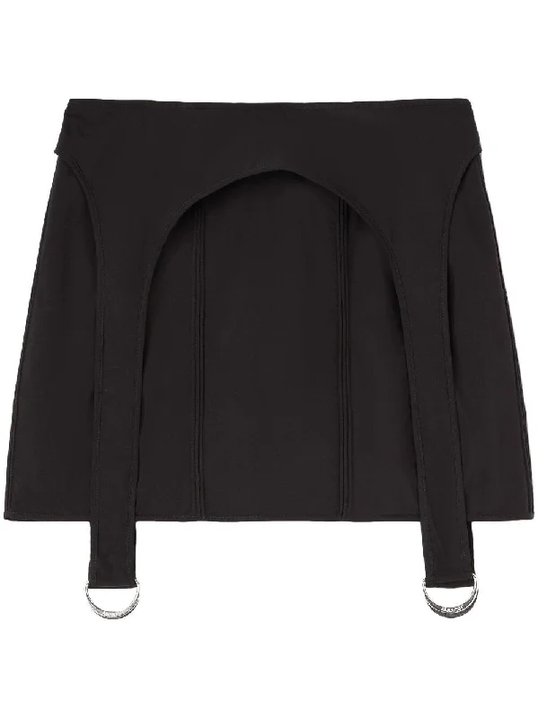 Ambush Skirts Black wool skirt sturdy