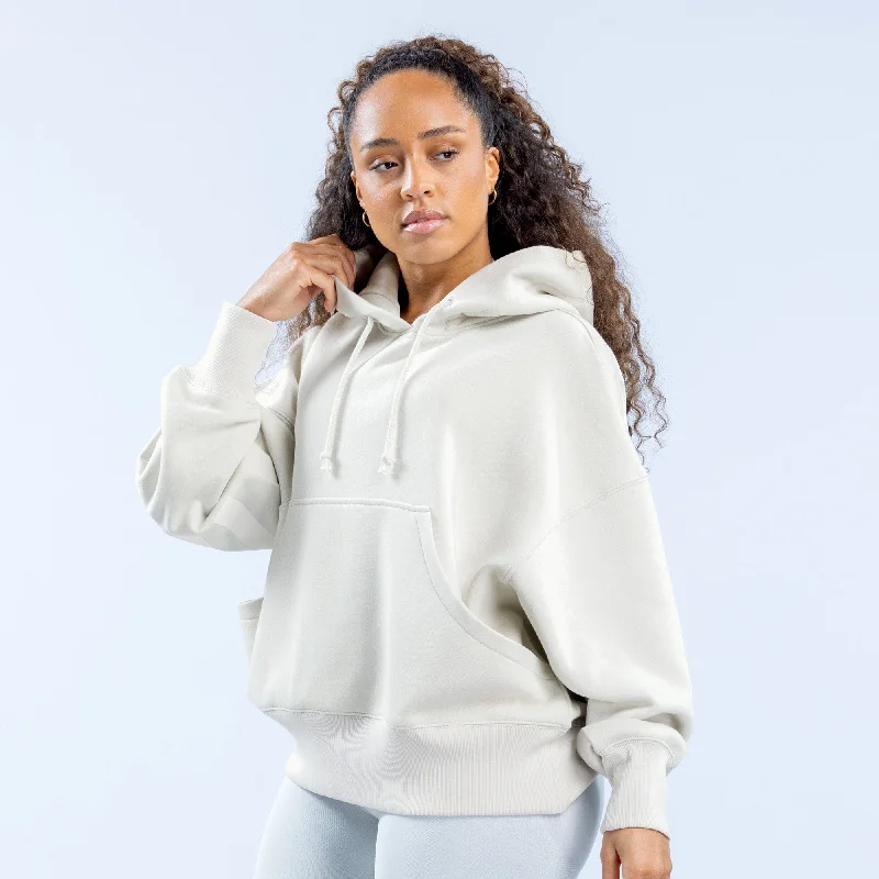 Signature Hoodie Hoodie with Hem Detail Decorative Unique