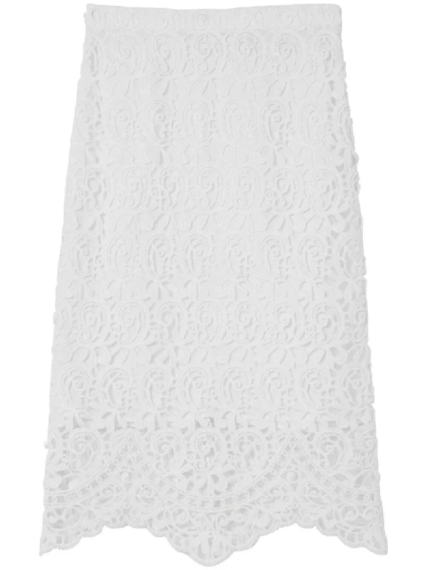 Burberry Skirts White cashmere skirt plush