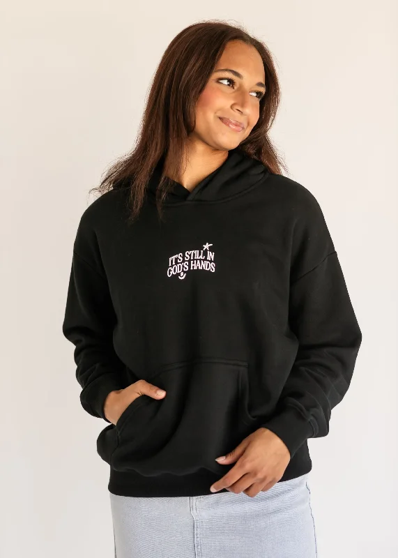 In God's Hands Unisex Hoodie Sweatshirt - FINAL SALE Hoodie with Logo Branding Identity