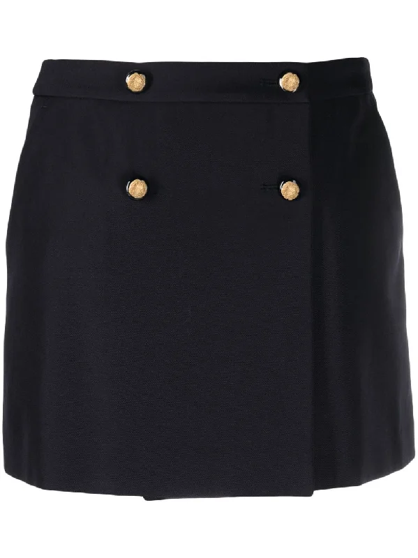 Alexander Mcqueen Skirts Blue denim skirt classic