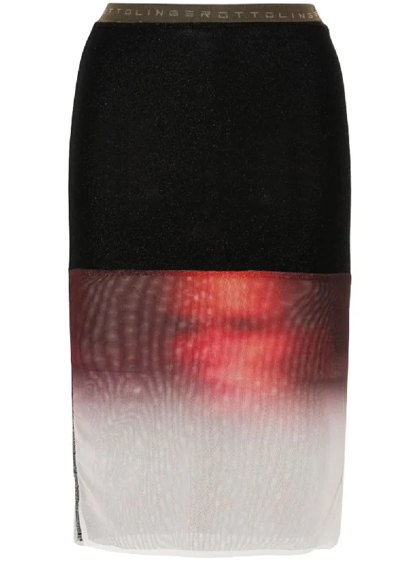 Ottolinger Skirts Red zip skirt side