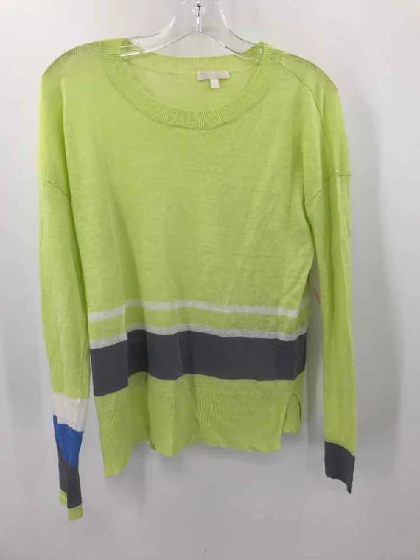 Pre-Owned Lisa Todd Green Size Small Sweater Terry Blend Velvet Blend Canvas Blend