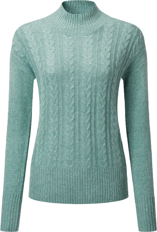 Dolkar Mock Neck Sweater - Women’s|-|Chandail à col roulé Dolkar - Femme Chenille Blend Fleece Blend Nylon Blend